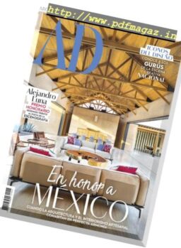 Architectural Digest Mexico – enero 2019