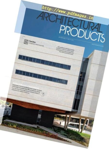 Architectural Products – January 2019 Cover