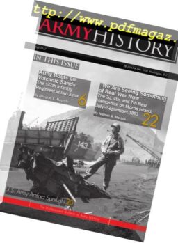 Army History – Fall 2017