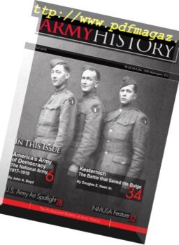 Army History – Fall 2018