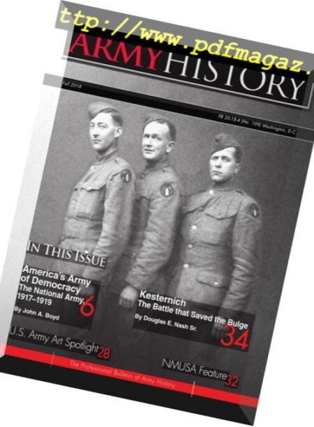 Army History – Fall 2018 Cover