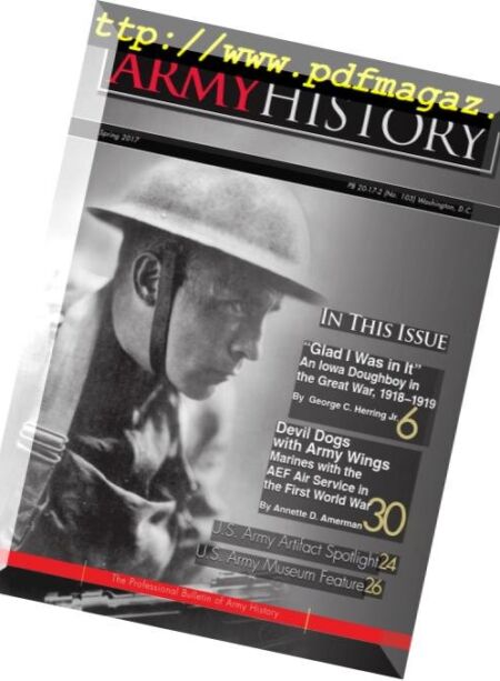 Army History – Spring 2017 Cover