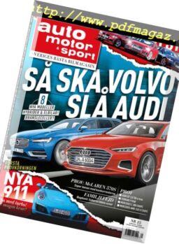 Auto Motor & Sport Sverige – 25 november 2015