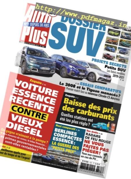 Auto Plus France – 21 decembre 2018 Cover