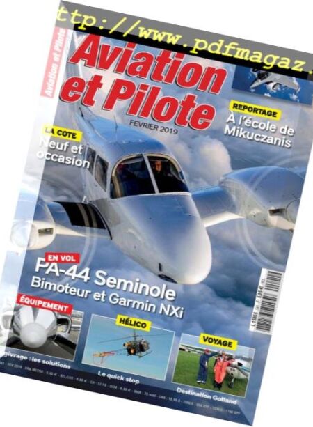 Aviation et Pilote – February 2019 Cover