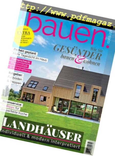 Bauen! – Januar 2019 Cover