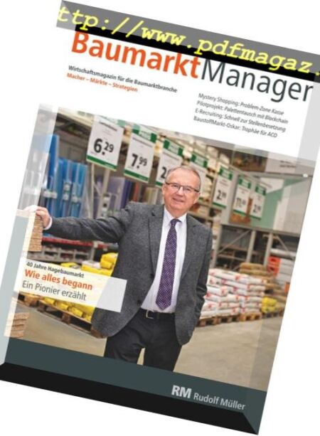 baumarktmanager – Januar 2019 Cover