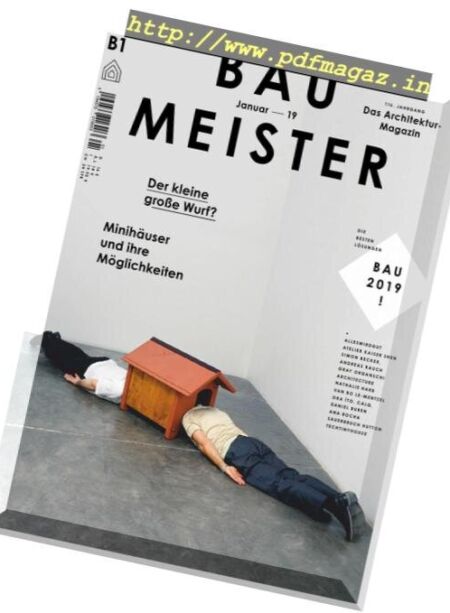 Baumeister – Januar 2019 Cover