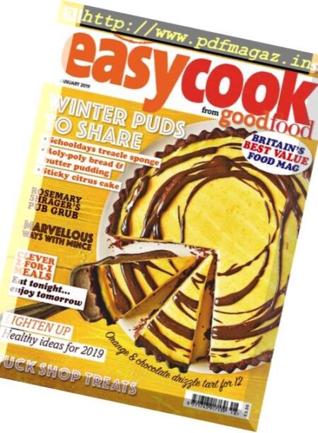 BBC Easy Cook UK – January 2019 Cover