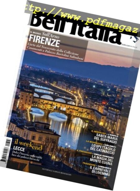 Bell’Italia – Gennaio 2019 Cover