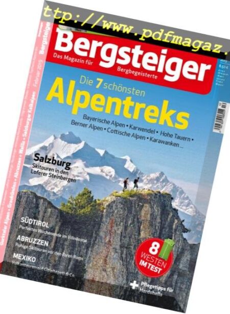 Bergsteiger – Februar 2019 Cover