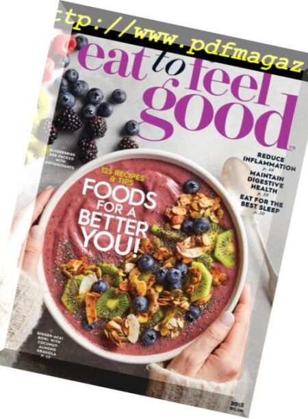 Better Homes and Gardens – Eat to Fell Good 2018 Cover