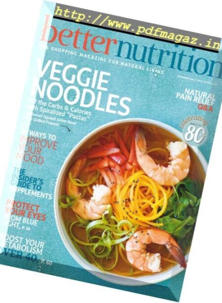 Better Nutrition – September 2018 Cover