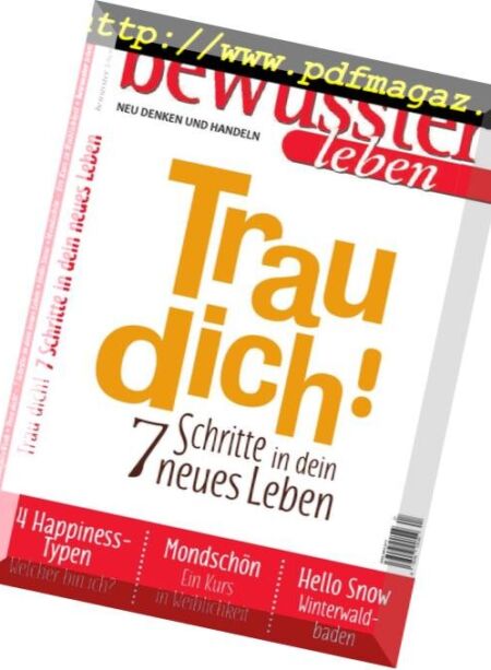 Bewusster Leben – Januar-Februar 2019 Cover