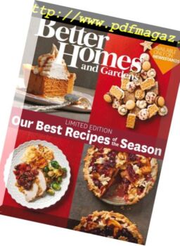 BHG Limited Edition Our Best Recipes of the Season – October 2015