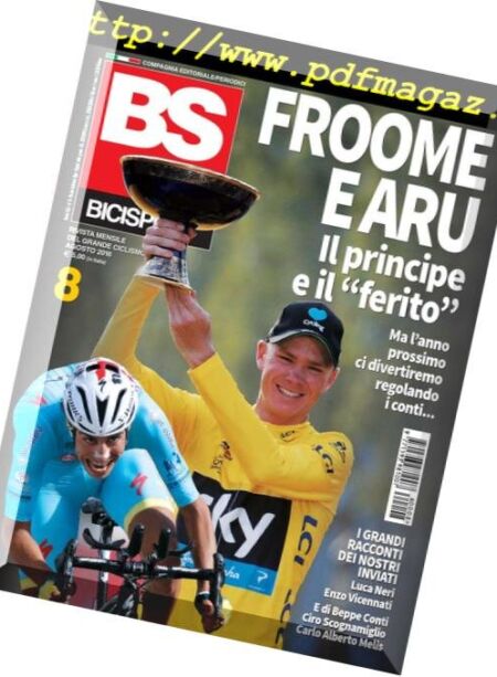 Bicisport – Agosto 2016 Cover