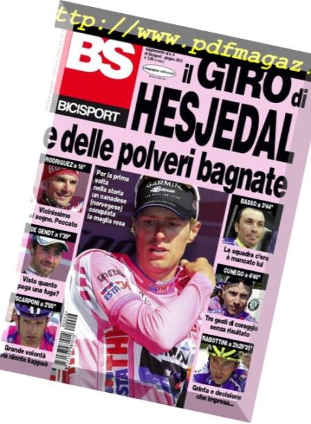 Bicisport – Speciale Giro 2012 Cover