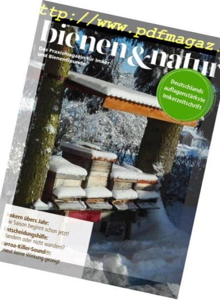 Bienen&Natur – Januar 2019 Cover