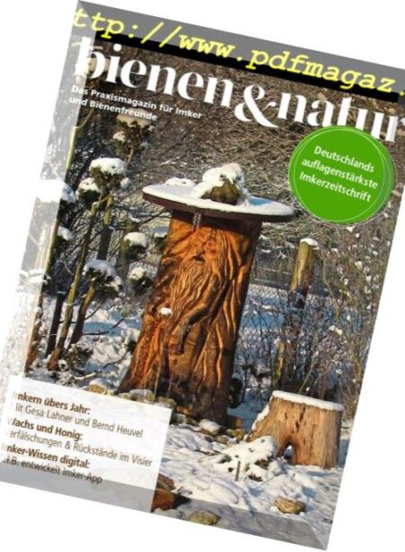 Bienen&Natur – Januar 2019 Cover