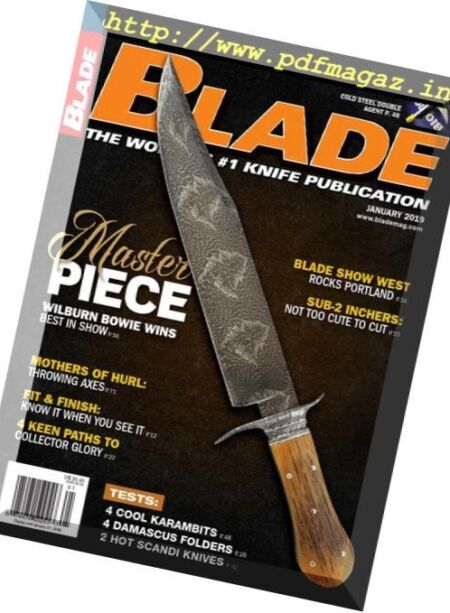 Blade – January 2019 Cover