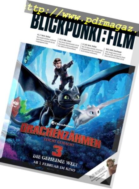 Blickpunkt Film – 7 Januar 2019 Cover