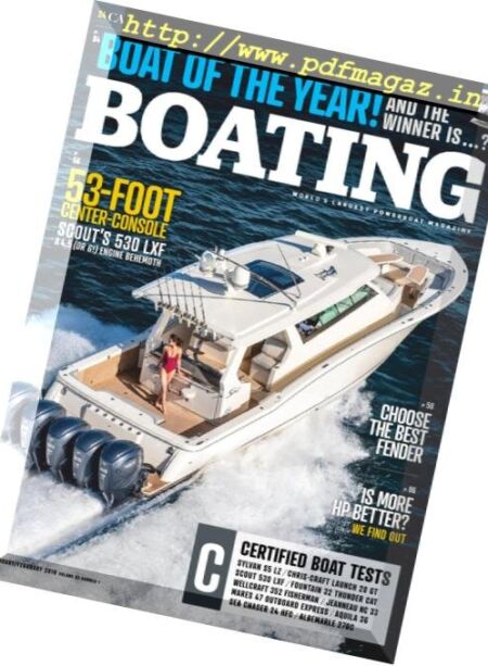Boating – January 2019 Cover
