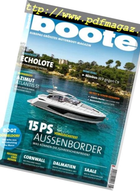 Boote – Januar 2019 Cover