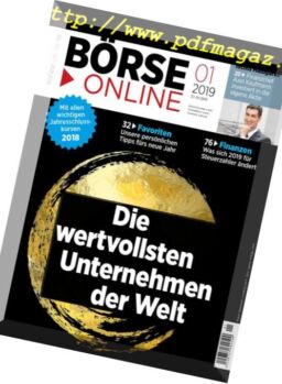 BOrse Online – 03 Januar 2019