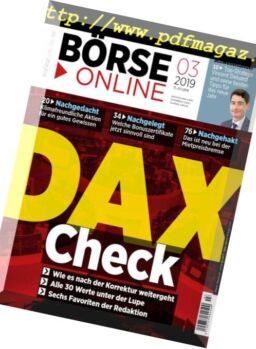 BOrse Online – 17 Januar 2019