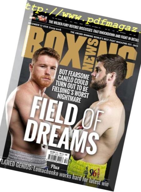 Boxing News – December 13, 2018 Cover