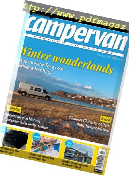 Campervan – January 2019 Cover