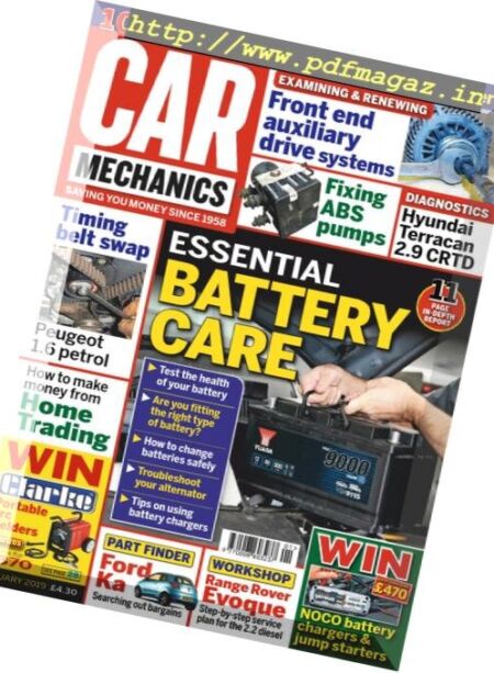 Car Mechanics – January 2019 Cover