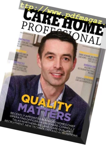 Care Home Professional – January 2019 Cover