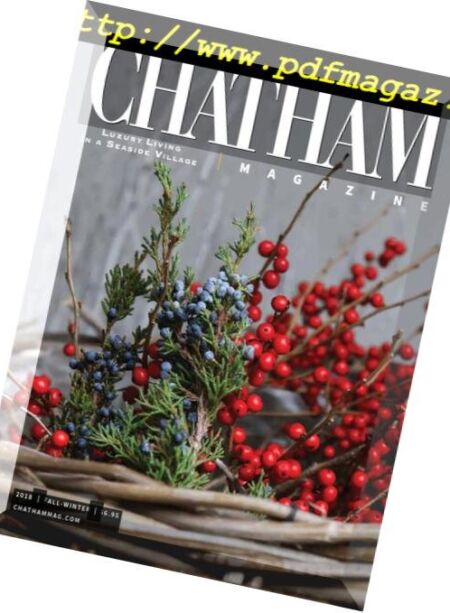 Chatham Magazine – Fall-Winter 2018 Cover