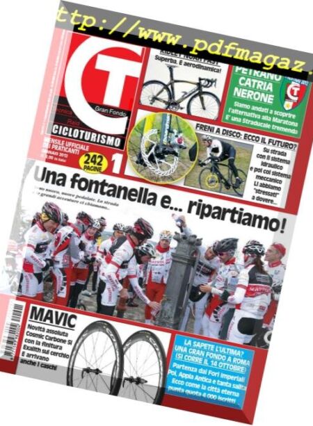 Cicloturismo – Gennaio 2012 Cover