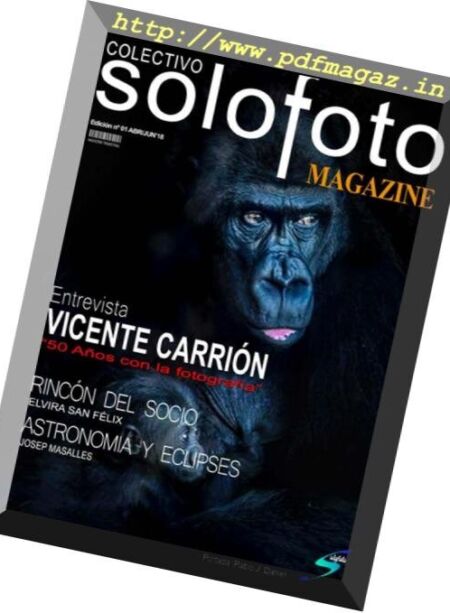 Colectivo Solofoto – Abril-Junio 2018 Cover