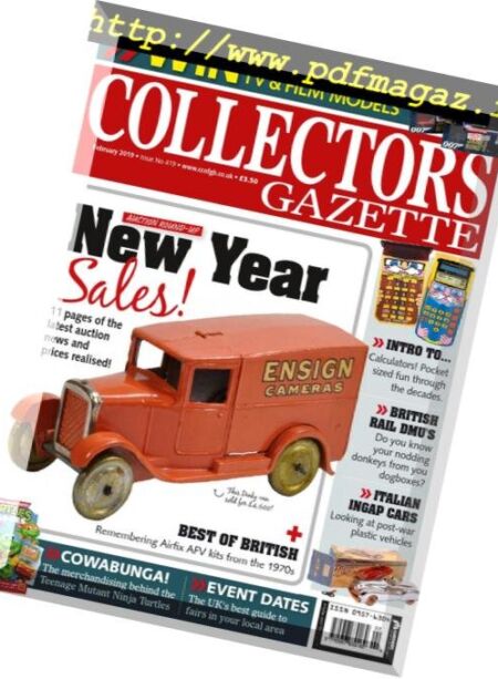 Collectors Gazette – February 2019 Cover