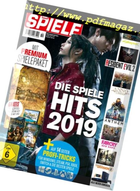 Computer Bild Spiele – Januar 2019 Cover