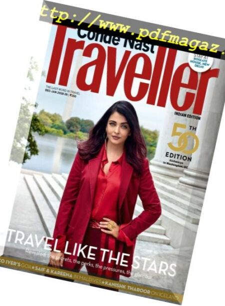 Conde Nast Traveller India – December 2018 – January 2019 Cover