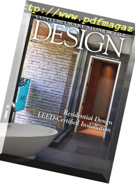 Contemporary Stone & Tile Design – Fall 2018 Cover