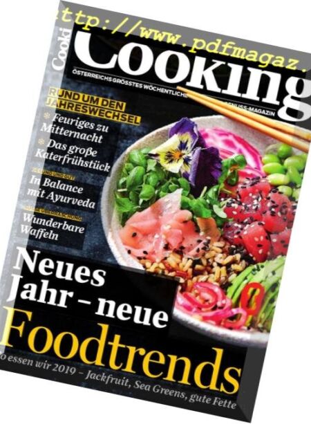 Cooking Austria – 28 Dezember 2018 Cover