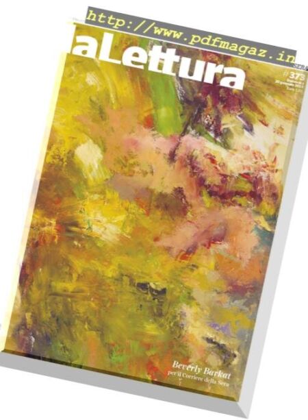 Corriere della Sera La Lettura – 20 gennaio 2019 Cover