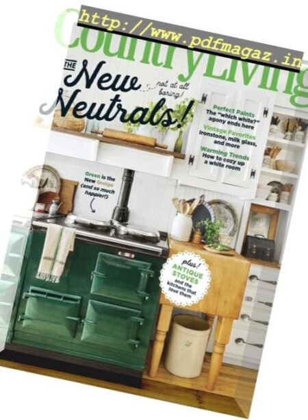 Country Living USA – January 2019 Cover