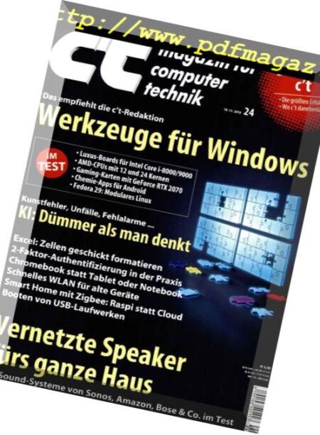 c’t Magazin – 10 November 2018 Cover