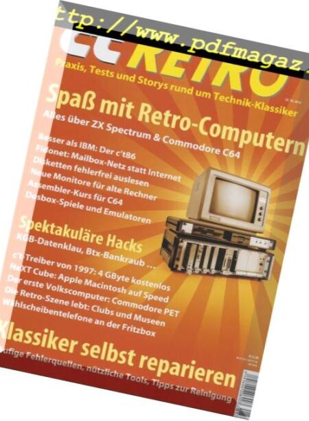 c’t Magazin Sonderheft – Retro 2018 Cover