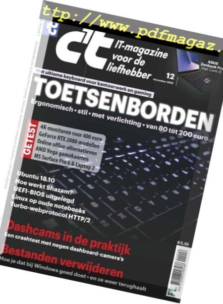 c’t Magazine Netherlands – December 2018 Cover