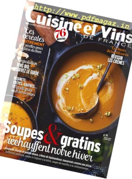 Cuisine et Vins de France – janvier 2019 Cover