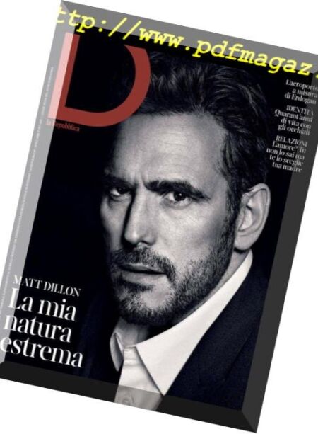 D la Repubblica – 12 Gennaio 2019 Cover