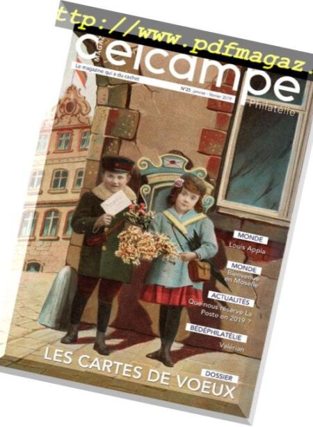 Delcampe Magazine Philatelie – janvier-fevrier 2019 Cover