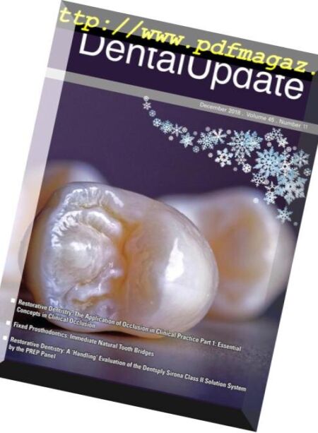 Dental Update – December 2018 Cover